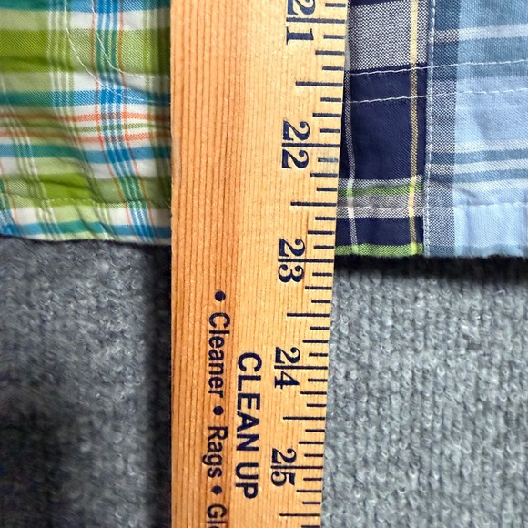 L.L. Bean Sz 14 Blazer Jacket Rec Cotton Madras Plaid Patchwork Academia Preppy - Picture 7 of 8